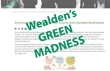 attack on Wealden community events